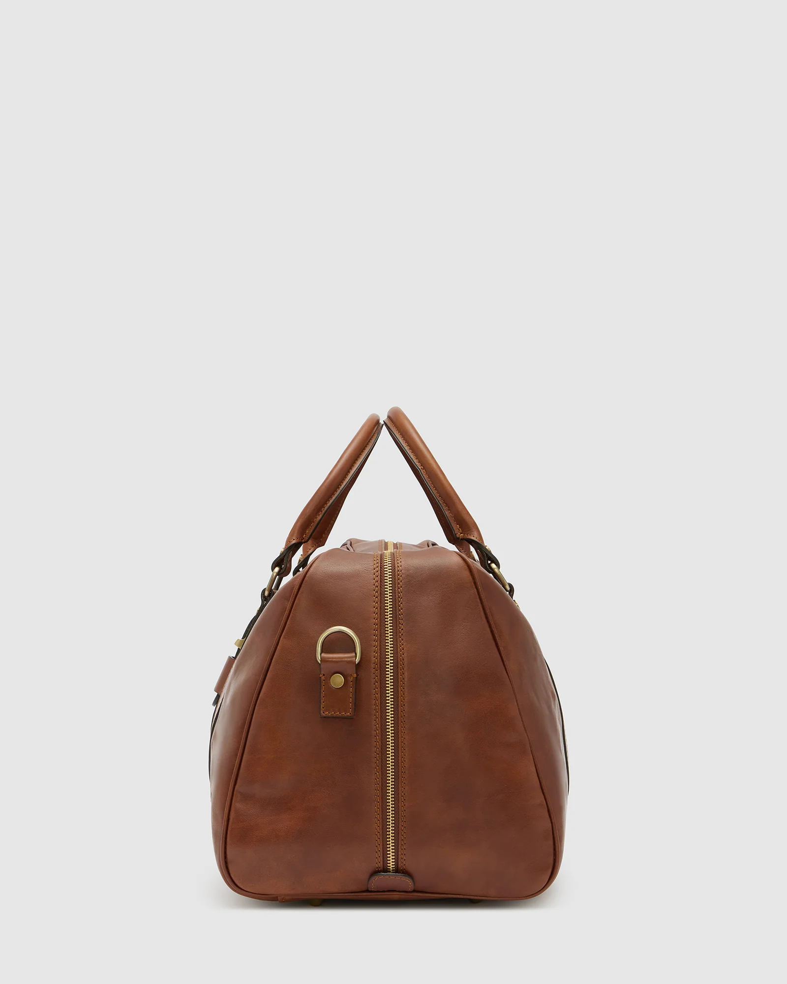 Amerigo Earth - Leather Weekender Bag - Image 6