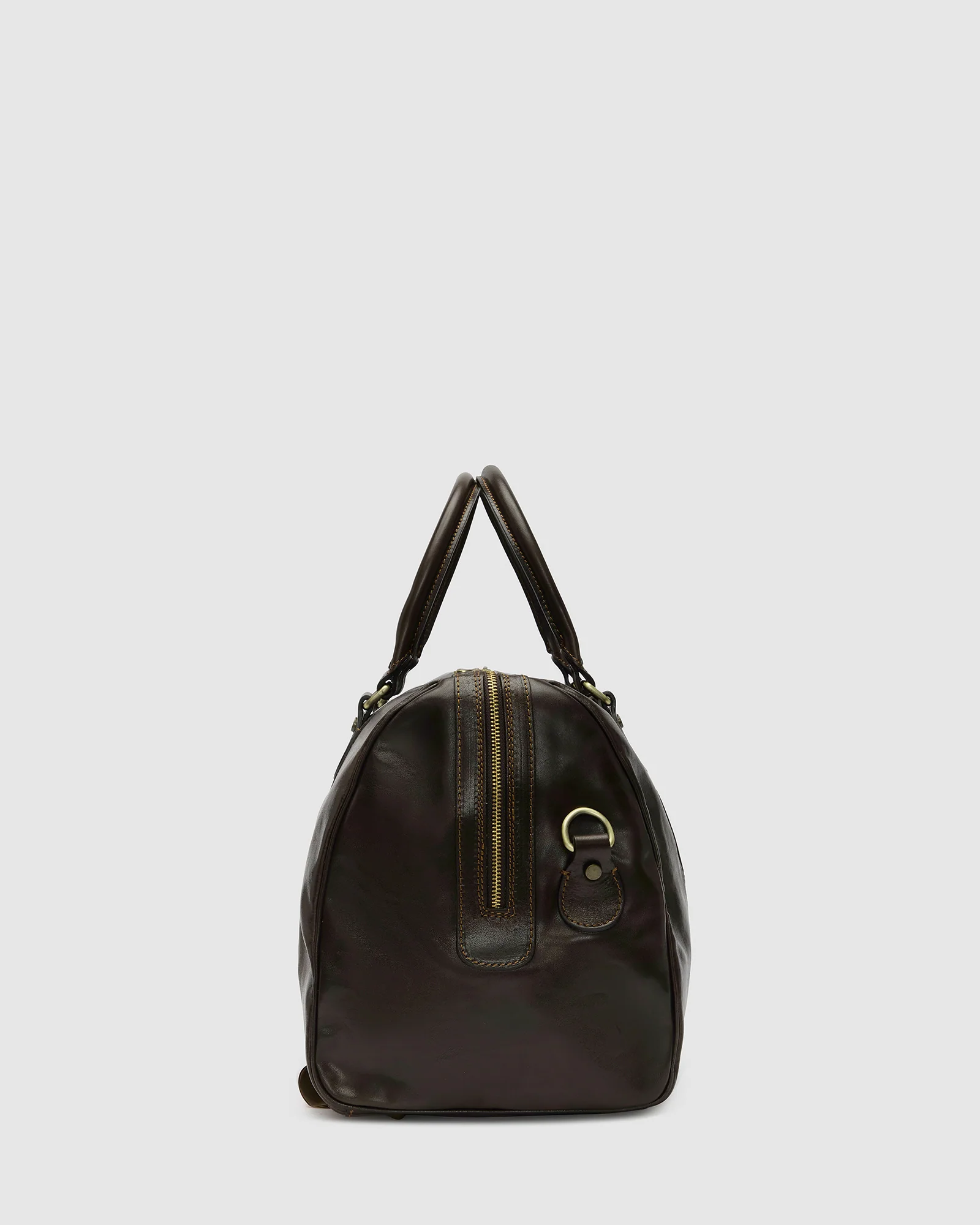 Beltrami Moro - Leather Weekender Bag - Image 6