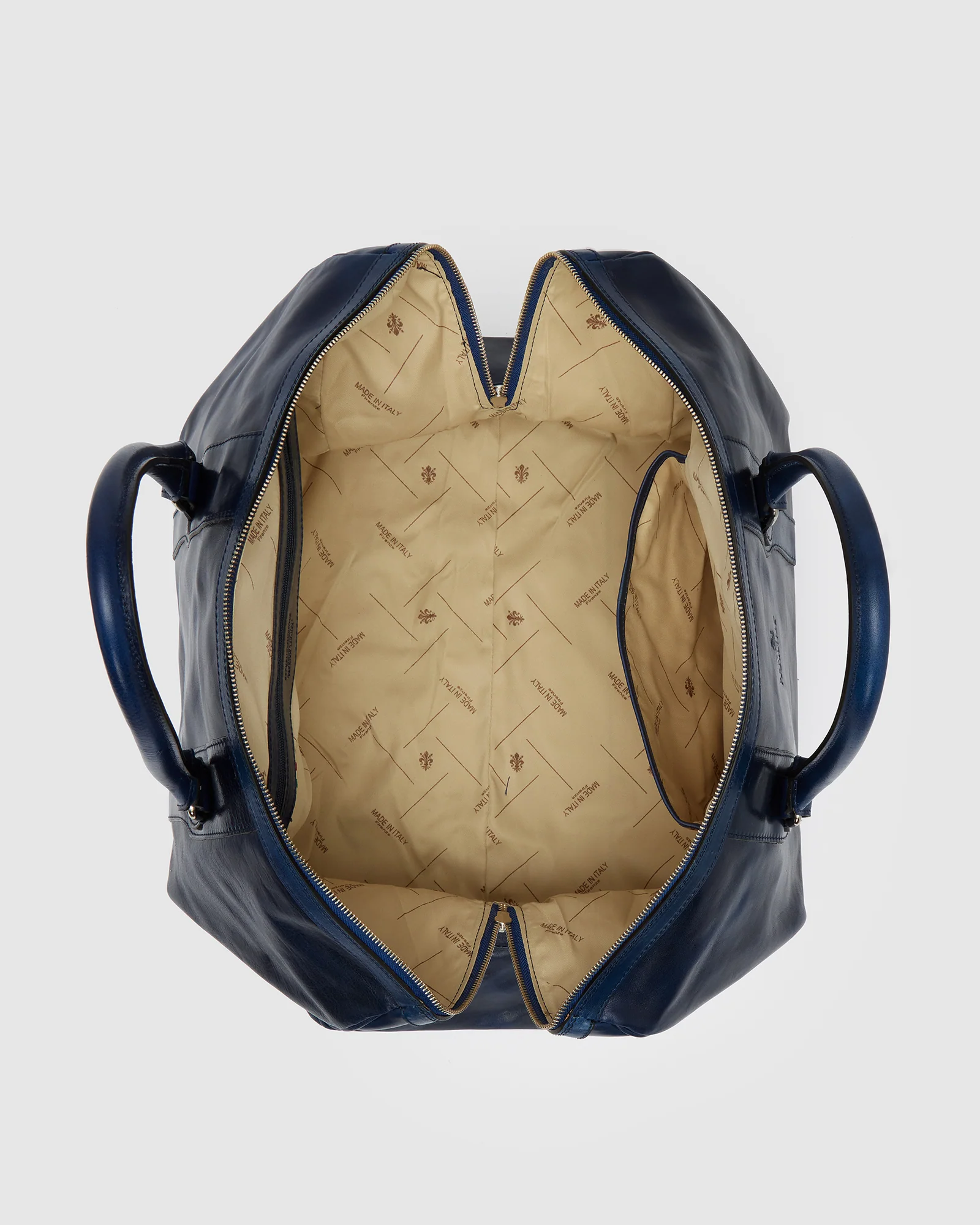 Beltrami Royal - Leather Weekender Bag - Image 8