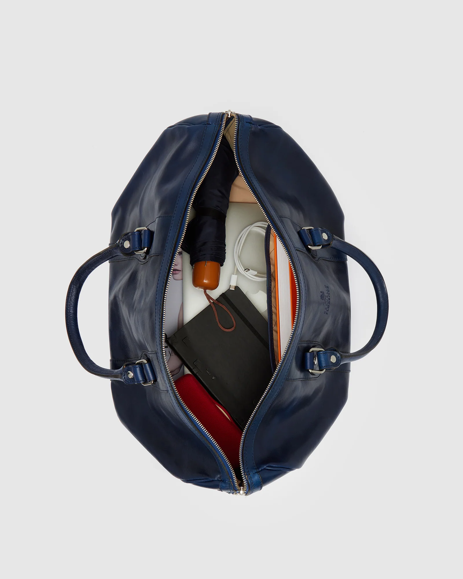 Beltrami Royal - Leather Weekender Bag - Image 9