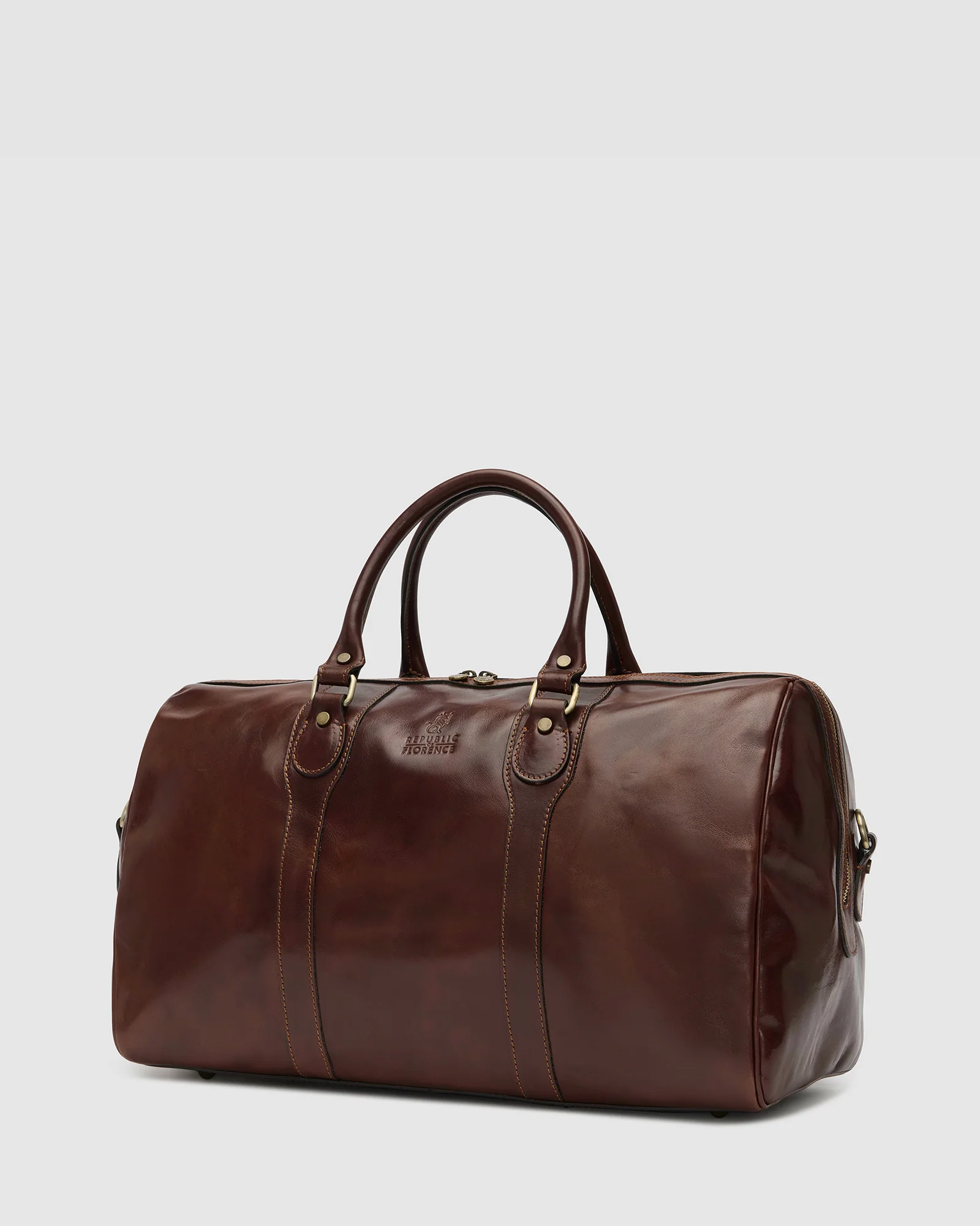 Beltrami Terra - Leather Weekender Bag - Image 4