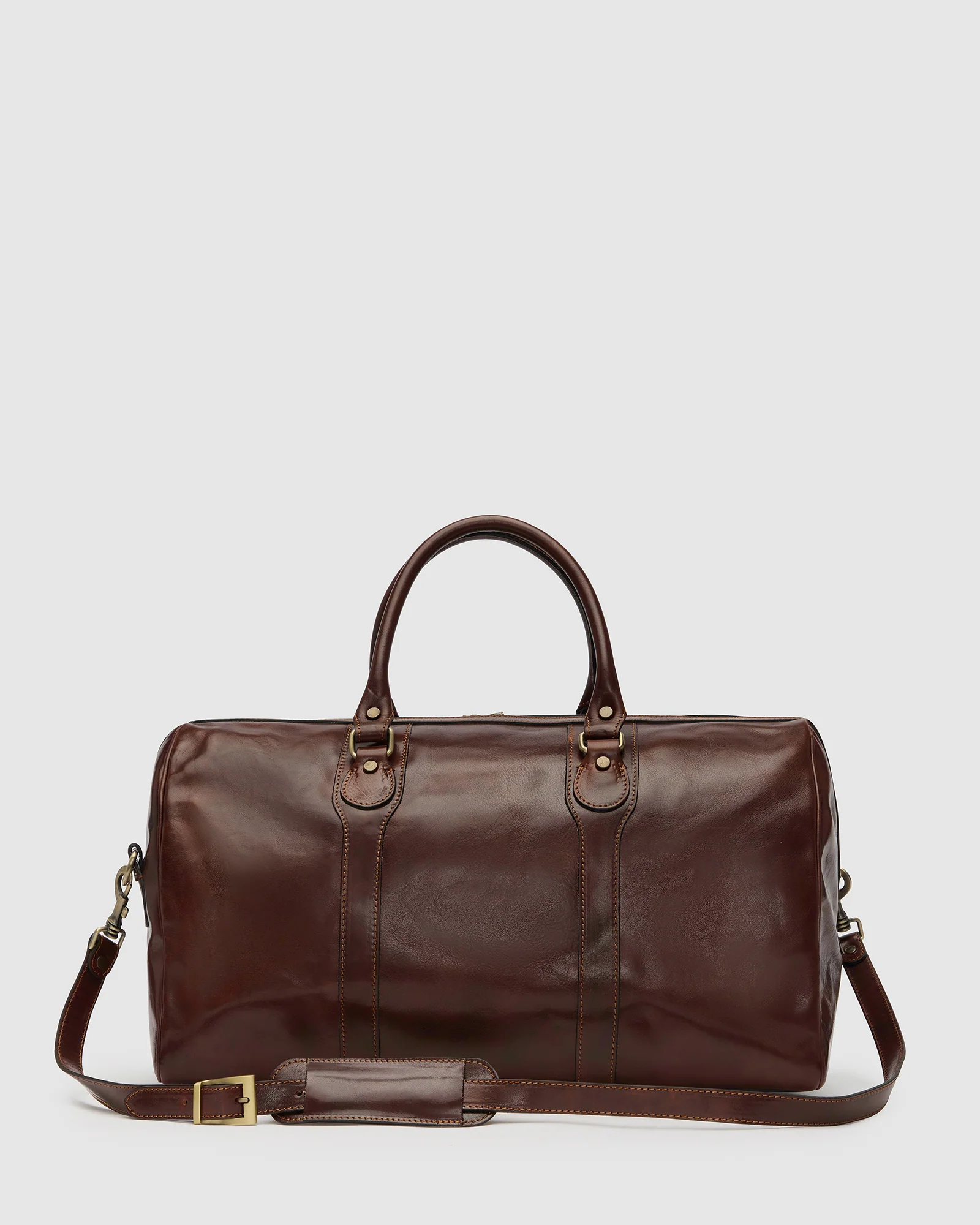 Beltrami Terra - Leather Weekender Bag - Image 7