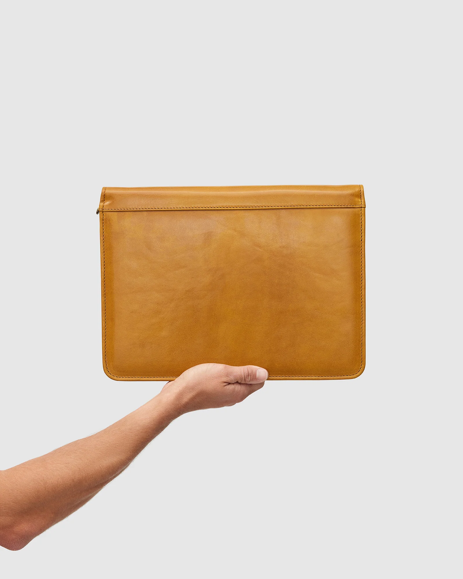 Folio Saffron - Slim Zip Leather Compendium - Image 3