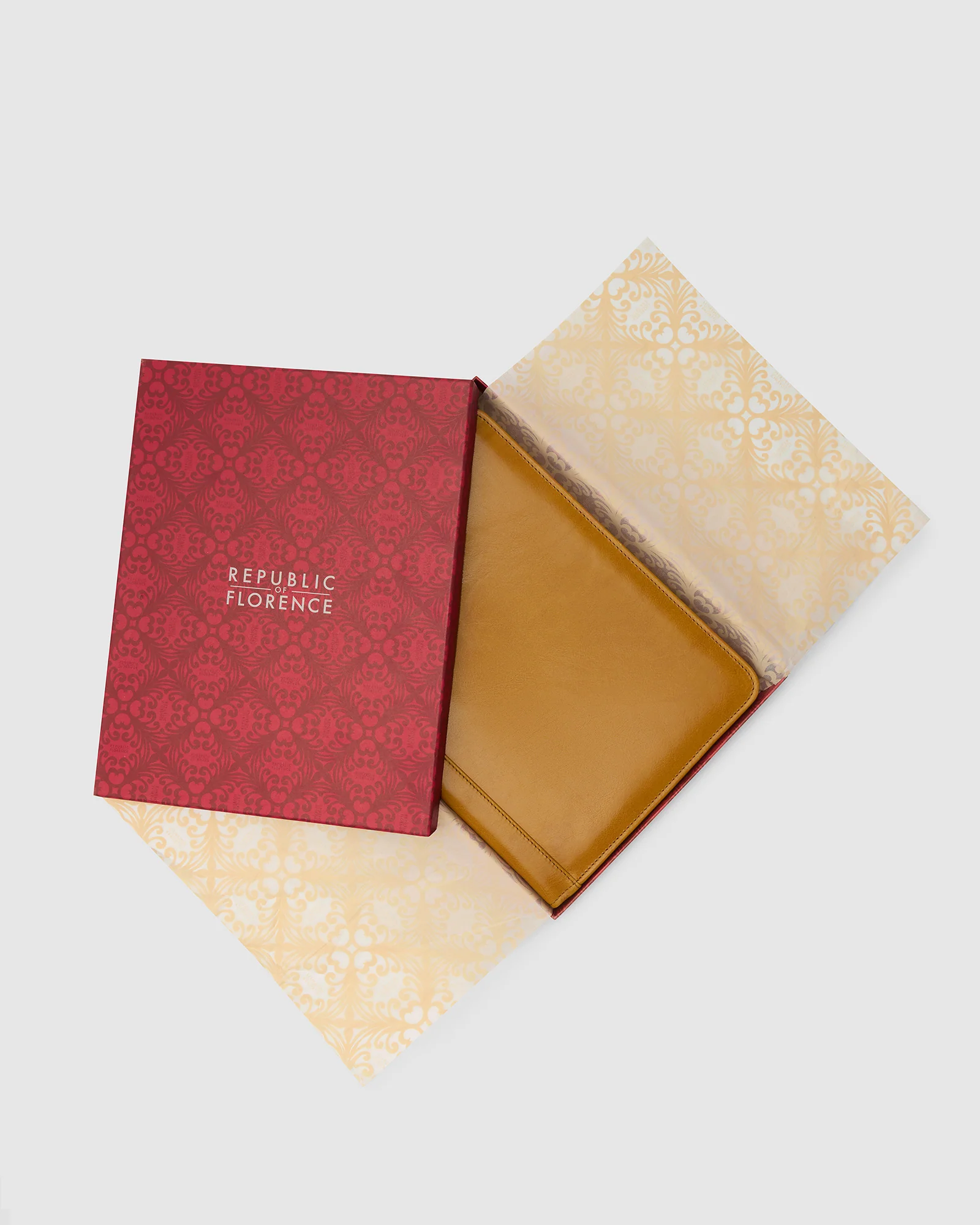 Folio Saffron - Slim Zip Leather Compendium - Image 4