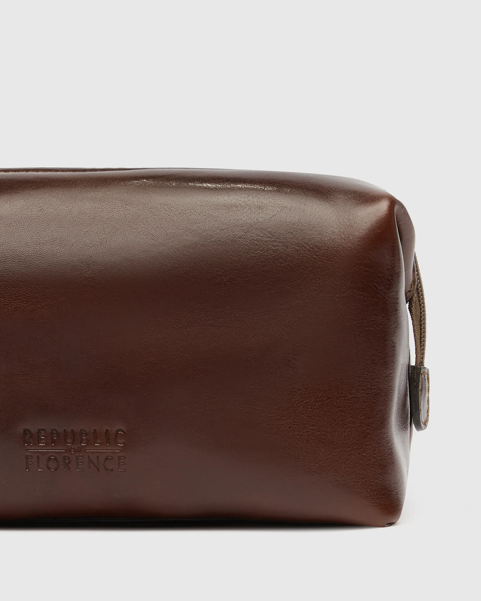 Grand Dopp Kit Terra - Leather Toiletry Bag - Image 5