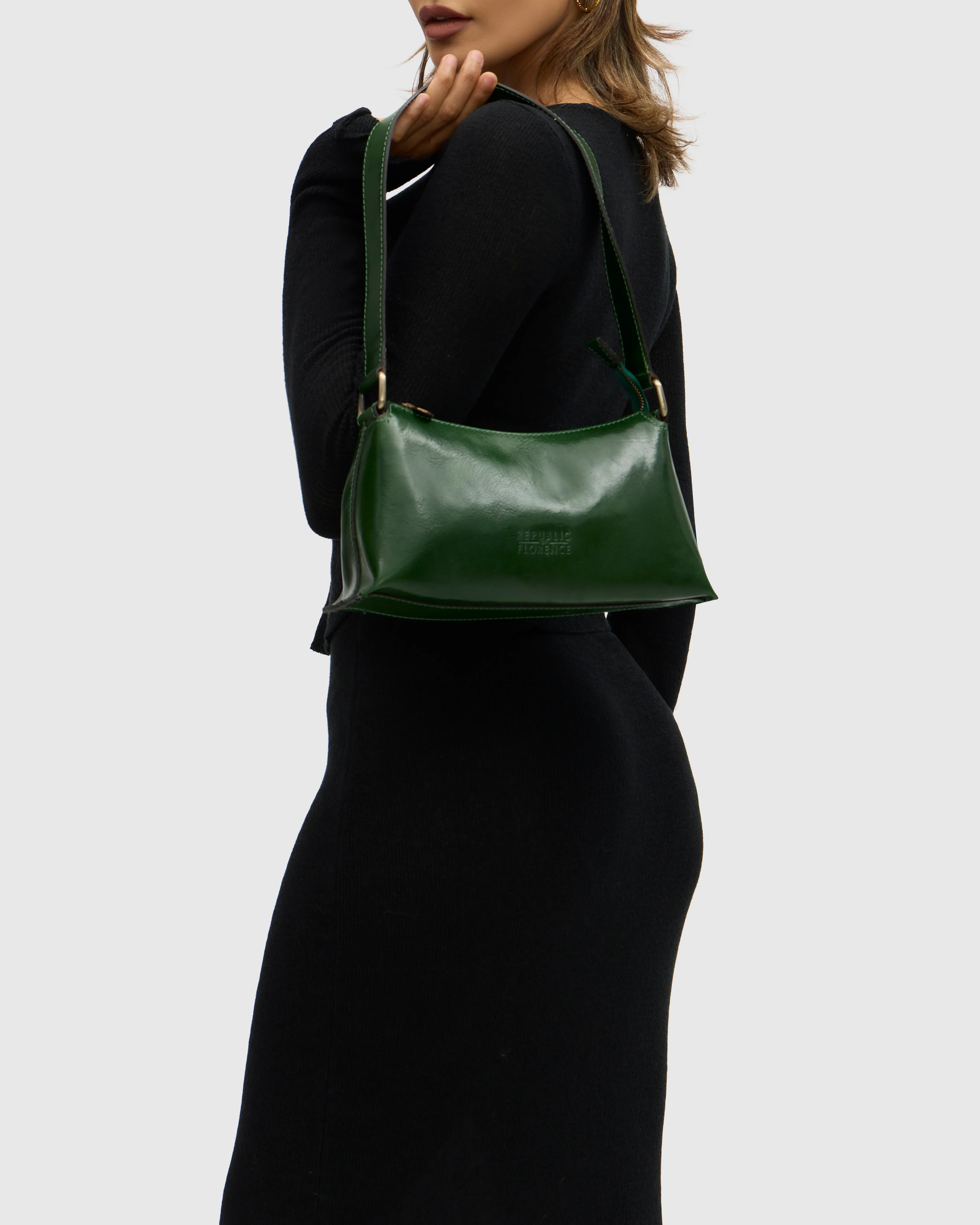 Laura Forest - Leather Shoulder Bag - Image 9
