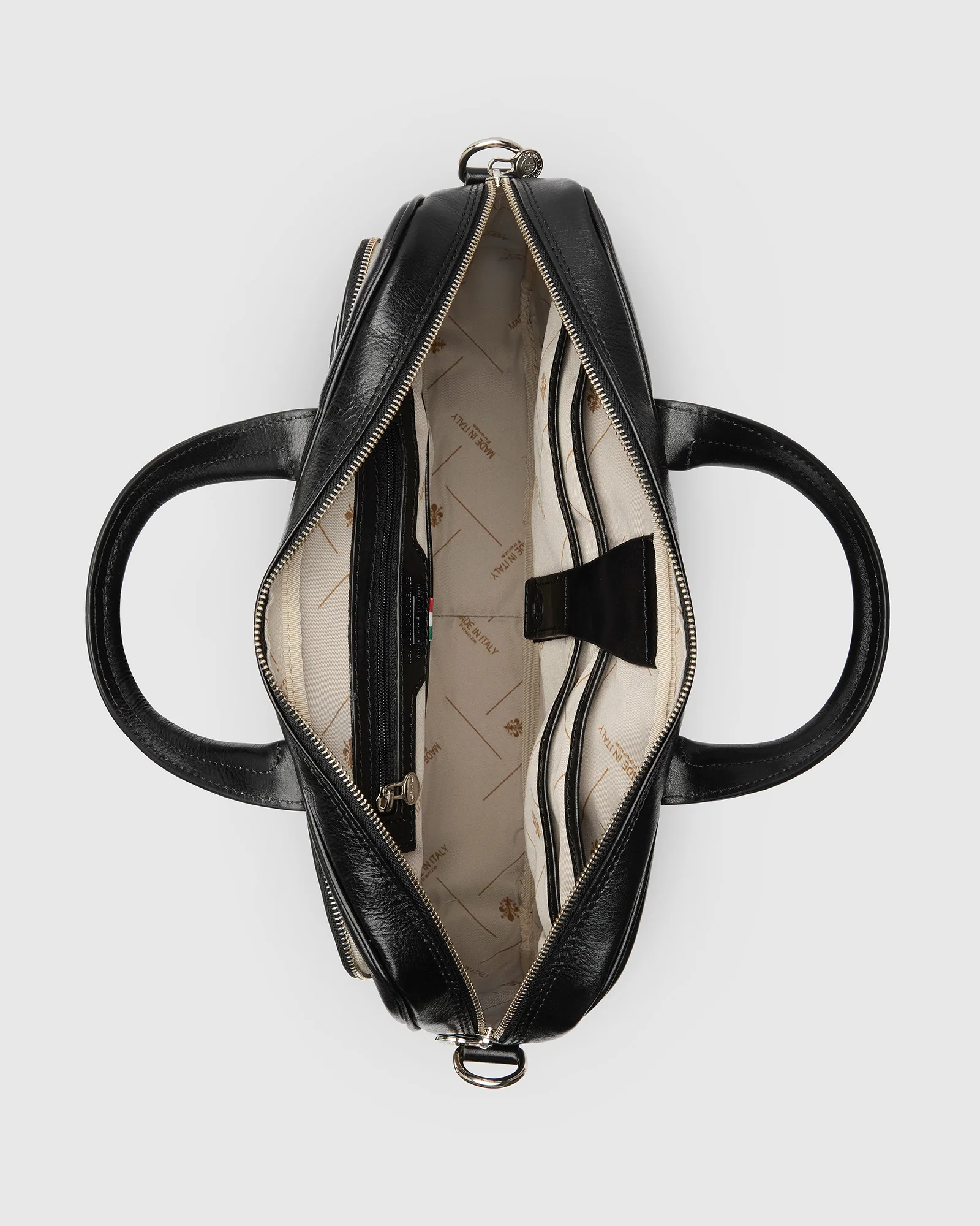 Pretoria Jet - 15" Leather Laptop Briefcase - Image 9