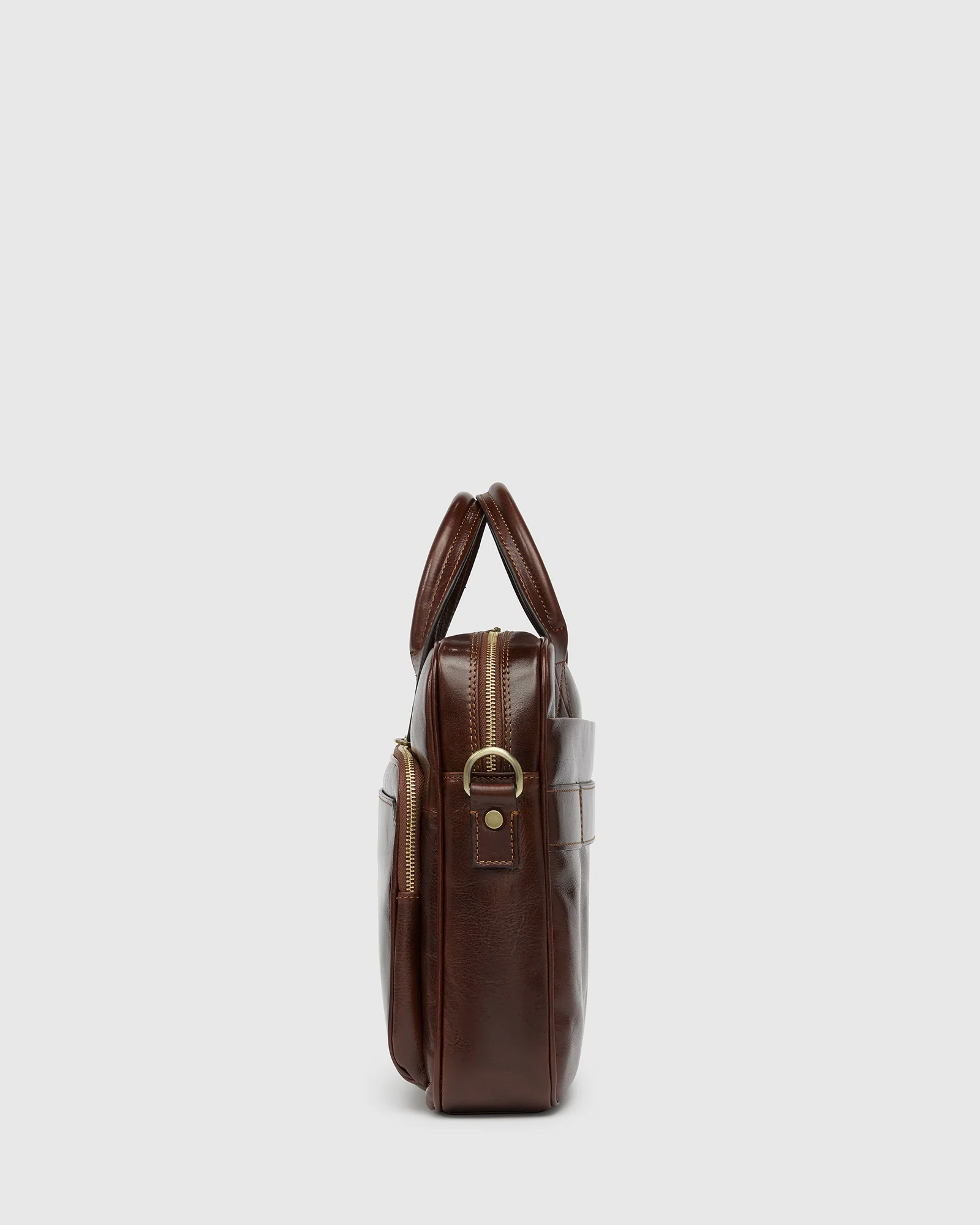 Pretoria Terra - 15" Leather Laptop Briefcase - Image 7